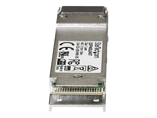 StarTech.com Cisco QSFP-40G-LR4 Compatible QSFP+ Module, 40GBASE-LR4, 40GbE SMF Optic Transceiver, 40GE Gigabit Ethernet LC Connector, 10km, 1270nm-1330nm, DDM, Cisco Firepower, ASR1000 - Lifetime Warranty (QSFP40GLR4ST) - QSFP+ transceiver module (equivalent to: Cisco QSFP-40G-LR4) - 40GbE - 40GBase-LR4 - LC single-mode - up to 10 km - 1270-1330 nm