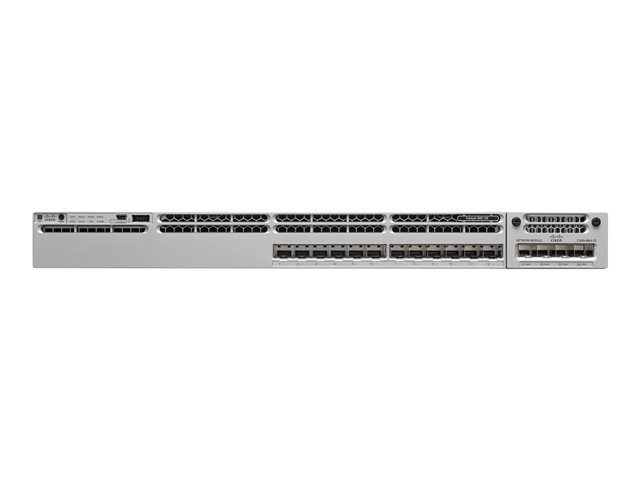 Cisco Catalyst 3850-12S-S - Switch - L3 - Managed - 12 x Gigabit SFP - desktop, rack-mountable - refurbished
