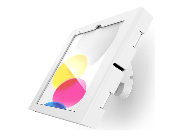Compulocks iPad 10th-11th (A16) Gen Swell Enclosure Bow Tilting Wall Mount White - Mounting kit (enclosure, tilt wall mount) - exposed front/back camera and sensors - for tablet - aluminium - white - screen size: 10.9\" - for Apple 10.9-inch iPad Wi-Fi + Cellular, 10.9-inch iPad Air Wi-Fi, Wi-Fi + Cellular