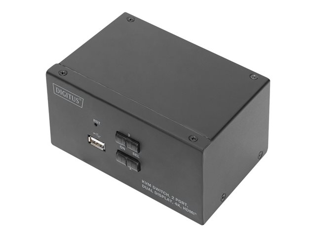 KVM Switch 2 Port Dual Display Desktop H