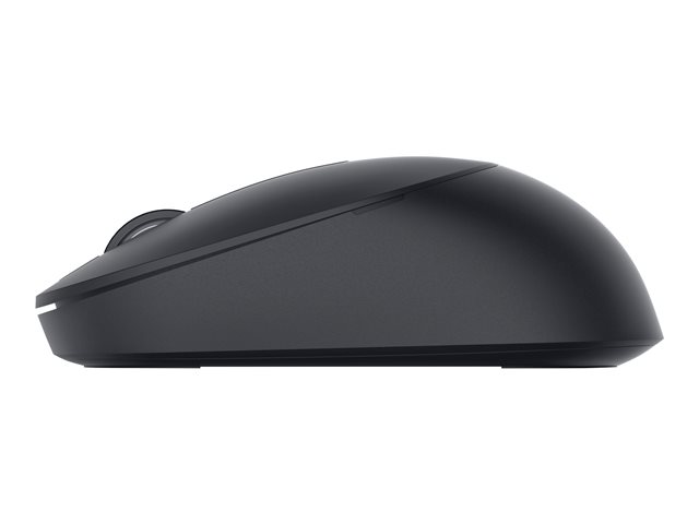 Dell MS300 - Mouse - full size - right and left-handed - optical LED - 3 buttons - wireless - 2.4 GHz - black - retail - box - with 3 years Next Business Day Advanced Exchange Service