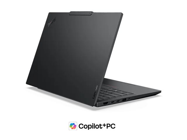 Lenovo ThinkPad E14 Gen 7 21U2 - Copilot+ PC - 180-degree hinge design - Intel Core Ultra 7 - 258V / up to 4.8 GHz - Win 11 Pro - Intel Arc Graphics 140V - 32 GB RAM - 1 TB SSD TCG Opal Encryption 2, NVMe - 14\" IPS 1920 x 1200 - Gigabit Ethernet - Wi-Fi 6E, Bluetooth - black - kbd: Belgium - with 2 Years Lenovo Depot Support, CO2 Offset 0.5 ton (2nd Gen)