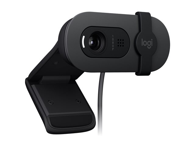 Logitech BRIO 100 - Webcam - colour - 2 MP - 1920 x 1080 - 1080p, 720p - audio - USB