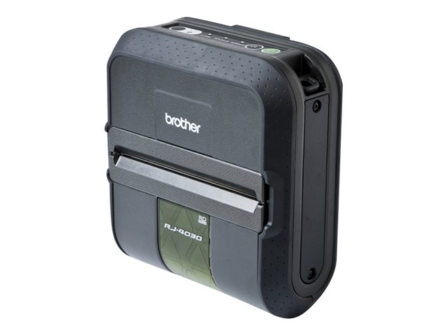 Brother RuggedJet RJ-4030 - Label printer - direct thermal - Roll (11.8 cm) - 203 dpi - up to 127 mm/sec - USB, serial, Bluetooth