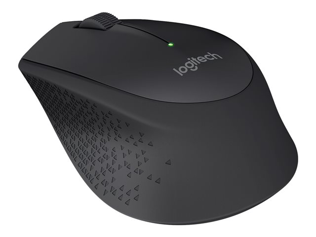 Logitech M280 - Mouse - right-handed - optical - 3 buttons - wireless - 2.4 GHz - USB wireless receiver - black