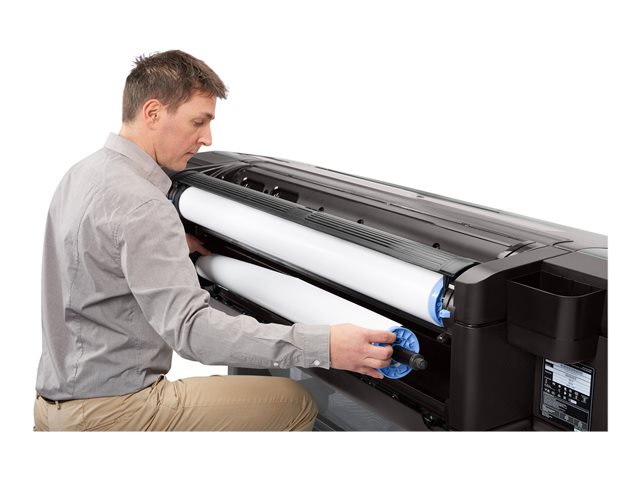 HP DesignJet Z6dr PostScript - 44\" large-format printer - colour - ink-jet - Roll (111.8 cm) - 2400 x 1200 dpi - up to 1.1 min/page (mono) / up to 1.1 min/page (colour) - Gigabit LAN, USB host - cutter