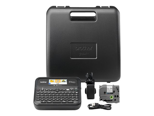 Brother P-Touch PT-D610BTVP - Labelmaker - B/W - thermal transfer - 24 mm width - 180 x 360 dpi - up to 30 mm/sec - USB, Bluetooth - cutter - mirror print, vertical print - black