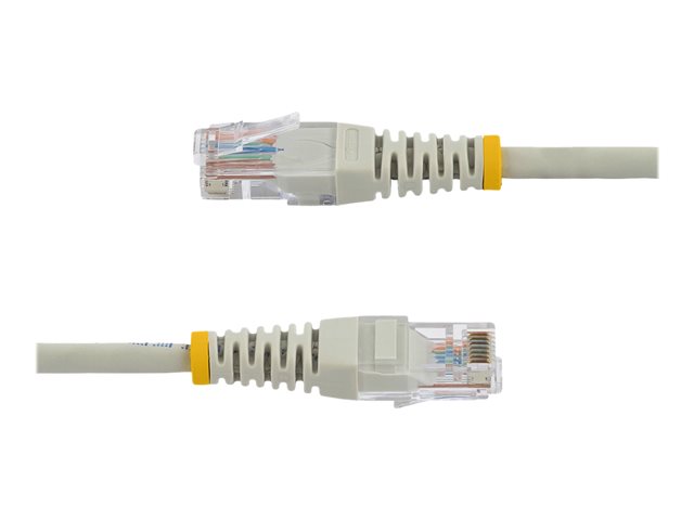 StarTech.com 10m Gray Cat5e / Cat 5 Snagless Ethernet Patch Cable 10 m - Patch cable - RJ-45 (M) to RJ-45 (M) - 10 m - UTP - CAT 5e - stranded, snagless - grey