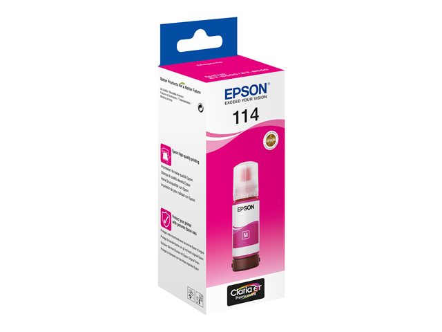 Epson 114 - 70 ml - magenta - original - ink refill - for EcoTank ET-8500, ET-8550