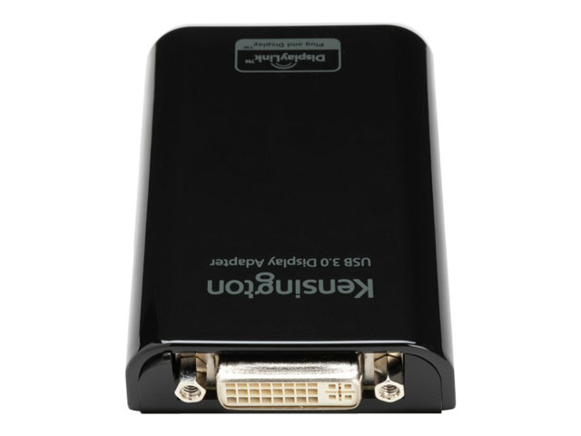 Kensington Universal Multi-Display Adapter - External video adapter - USB 3.0 - DVI - black