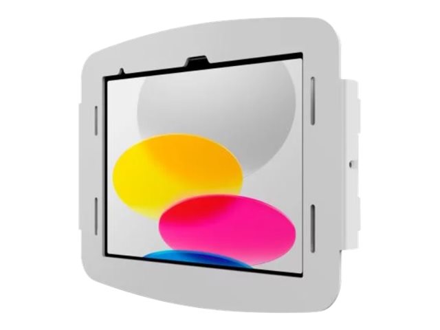 Compulocks iPad 10.9\" 10th Gen Space Enclosure Wall Mount - Mounting kit (wall mount) - for tablet - lockable - high-grade aluminium - white - mounting interface: 100 x 100 mm - for Apple 10.9-inch iPad (10th generation)