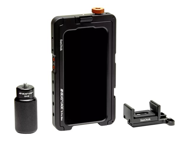 BEASTGRIP x SanDisk Beastcage - Creator Kit - video shooting kit - for Apple iPhone 15 Pro Max
