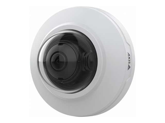 AXIS M30 Series M3086-V Mic - Network surveillance camera - dome - vandal resistant / impact resistant / dust resistant / water resistant - colour (Day&Night) - 4 MP - 2688 x 1512 - fixed iris - fixed focal - audio - LAN 10/100 - MJPEG, H.264, MPEG-4 Part 10, AVC, H.265, MPEG-H Part 2, HEVC - PoE Plus Class 2
