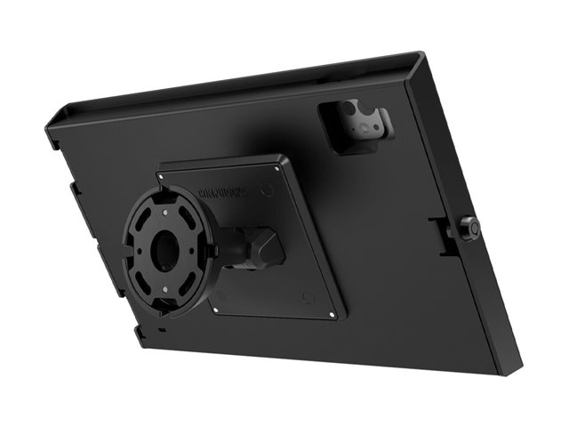 Compulocks iPad Pro M4 11\" (2024) Apex Enclosure Tilting Wall Mount - Mounting kit (enclosure) - exposed front/back camera and sensors, tilting - for tablet - lockable - black - screen size: 11\" - wall-mountable - for Apple 11-inch iPad Pro Wi-Fi, Wi-Fi + Cellular