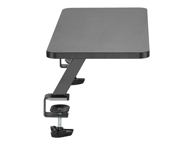 StarTech.com Monitor Riser Stand - Clamp-on Monitor Shelf for Desk - Extra Wide 25.6\" (65 cm) For up to 34\" Monitors - Black (MNRISERCLMP) - Mounting kit - for Monitor - black - screen size: up to 32\" - desk-mountable