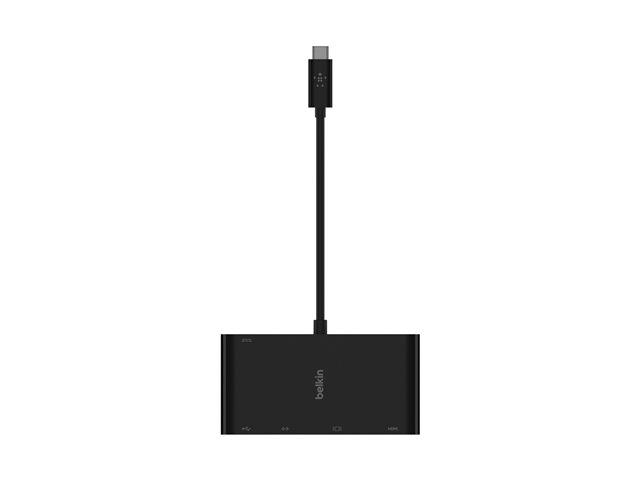 USB-C Multimedia + Charge Adaptr 100W PD