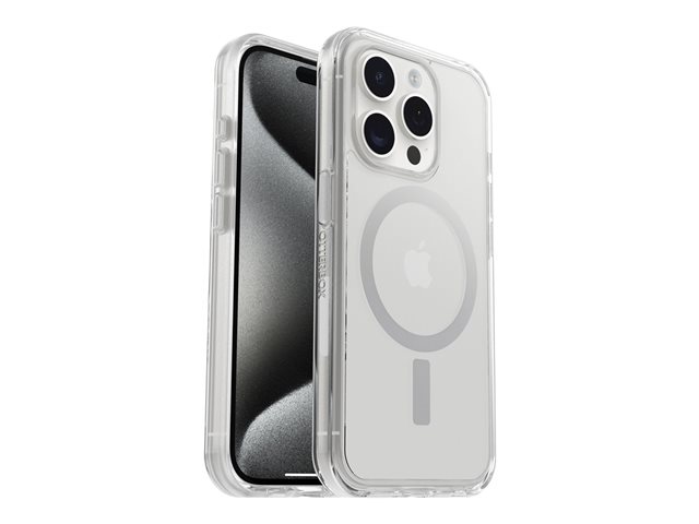 OtterBox Symmetry Clear MagSafe + Premium Glass AM Apple iPhone 15 Pro - clear