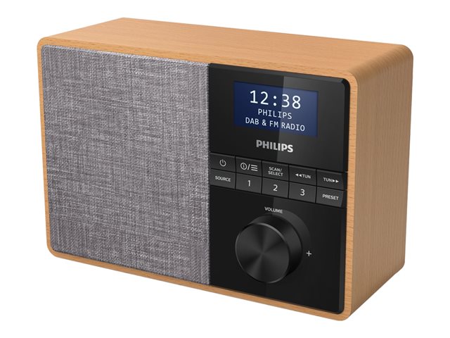 Philips TAR5505 - DAB portable radio - 5 Watt - light wood