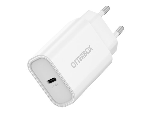 OtterBox - Power adapter - 30 Watt - PD (24 pin USB-C) - white - Europe
