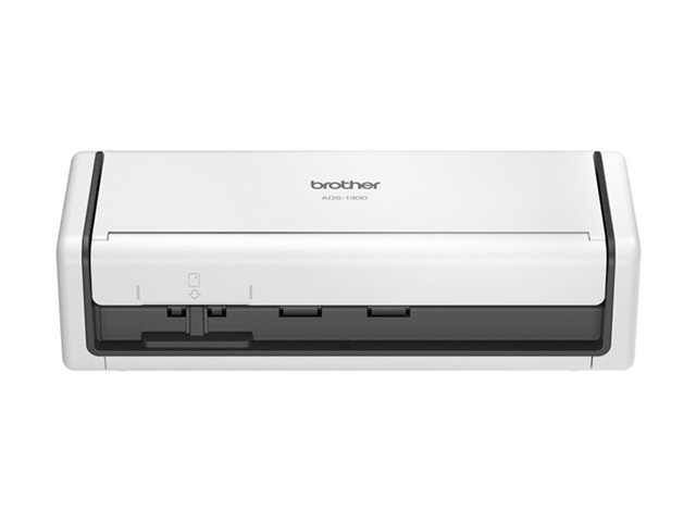 Brother ADS-1300 - Document scanner - Dual CIS - Duplex - A4 - 600 dpi x 600 dpi - up to 30 ppm (mono) / up to 30 ppm (colour) - ADF (20 sheets) - USB 2.0 (Host), USB-C 3.2 Gen 1