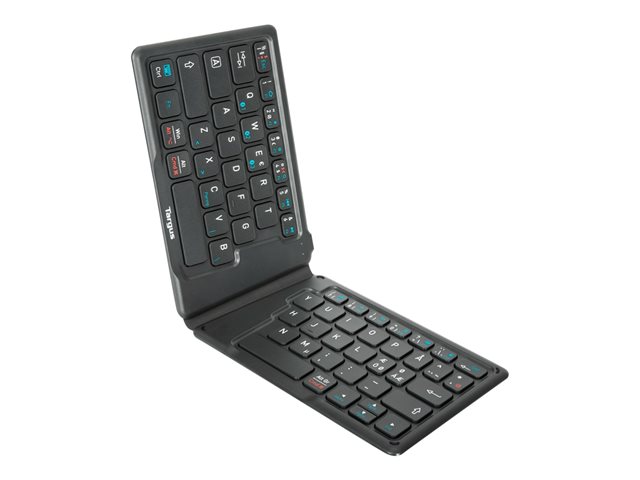 ANTIMICROBIAL ULTRA-COMPACT FOLDING ERGONOMIC BLUETOOTH(R) KEYBOARD (NO)