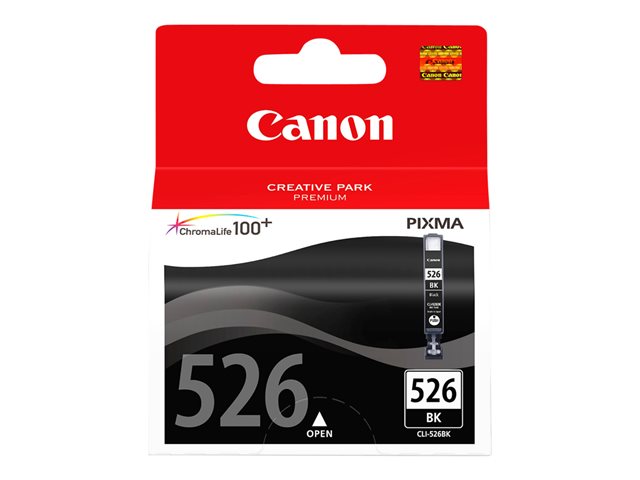 Canon CLI-526BK - Black - original - ink tank - for PIXMA iP4950, iX6550, MG5250, MG5350, MG6150, MG6250, MG8150, MG8250, MX715, MX885, MX895