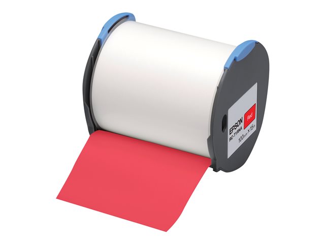 Epson RC-T1RNA - Polyolefin - self-adhesive - red - Roll (10 cm x 15 m) 1 roll(s) plastic tape - for LabelWorks Pro100