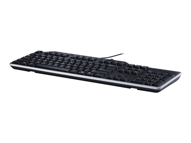 Dell KB-522 Wired Business Multimedia - Keyboard - USB - AZERTY - Belgium - black - for OptiPlex 30XX, 50XX, 5250, 70XX, 74XX, 90XX, Precision 35XX, 55XX, 75XX, 77XX, T1650