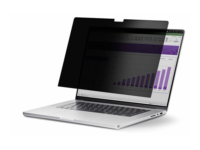 StarTech.com 13-inch MacBook Air M2/M3 Laptop Privacy Screen, Removable and Reversible Anti-Glare Privacy Filter, Magnetic Laptop Screen Protector with +/- 30 Deg. Viewing Angle - 51% Blue Light Reduction (13MAM-PRIVACY-SCREEN) - Notebook privacy fil