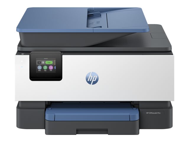 HP Officejet Pro 9125e All-in-One - Multifunction printer - colour - ink-jet - Legal (216 x 356 mm) (original) - A4/Legal (media) - up to 21 ppm (copying) - up to 22 ppm (printing) - 250 sheets - 33.6 Kbps - Wi-Fi(ac), LAN, USB 2.0, USB 2.0 host, Bluetooth - Crater Lake blue