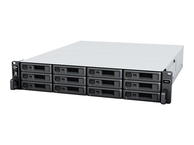 Synology RackStation RS2423+ - NAS server - 12 bays - rack-mountable - SATA 6Gb/s - RAID JBOD, RAID 0, 1, 5, 6, 10 - RAM 8 GB - Gigabit Ethernet / 10 Gigabit Ethernet - iSCSI support - 2U