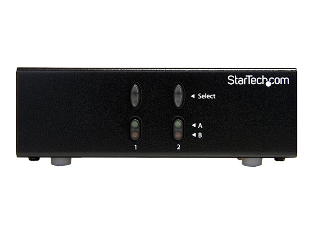 StarTech.com 2x2 VGA Matrix Video Switch Splitter with Audio - Video/audio switch - desktop - ST222MXA - Video/audio switch - desktop - for P/N: IM12D1500P, SVA12M2NEUA, SVA12M5NA