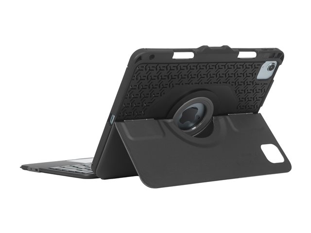 Targus Versavu - Keyboard and folio case - with trackpad - backlit - wireless - Bluetooth 5.0 - QWERTY - black
