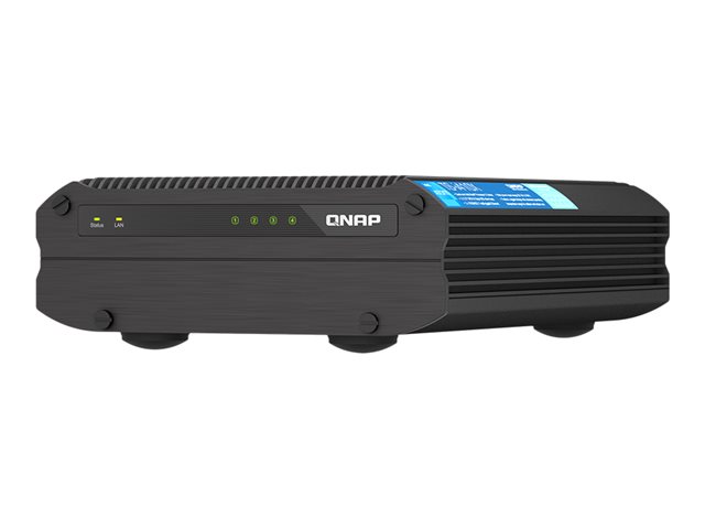 QNAP TS-i410X - NAS server - 4 bays - SATA 6Gb/s - RAID JBOD, RAID 0, 1, 5, 6, 10 - RAM 8 GB - 10 Gigabit Ethernet - iSCSI support