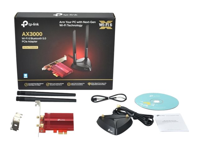 TP-Link Archer TX3000E - Network adapter - PCIe - Bluetooth 5.0, 802.11ax