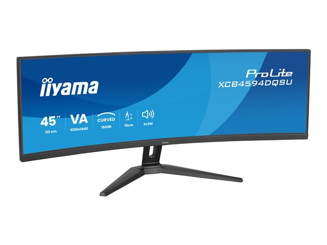 XCB4594DQSU-B1 44.5\" Business DQHD BLACK