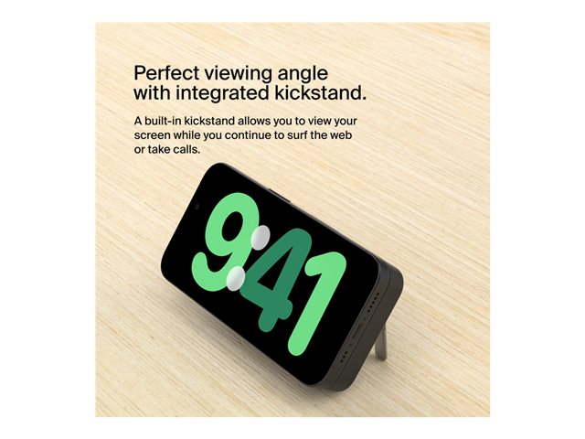 Belkin - Wireless power bank - magnetic with Qi2 - 8000 mAh - 15 Watt - Fast Charge (24 pin USB-C) - on cable: USB-C - black