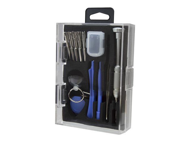 StarTech.com Cell Phone Repair Kit - with Case - Multipurpose - Computer Tool Kit - Electronics Kit - PC Tool Kit (CTKRPR) - Mobile phone repair tool set - 23 pieces - in case