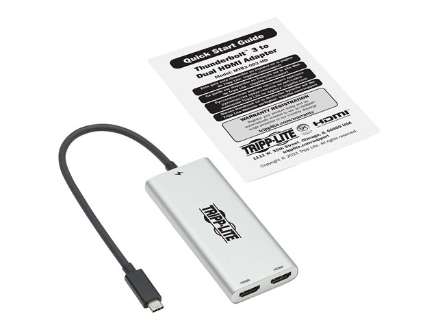 Dual-Monitor Thunderbolt 3 to HDMI Adapt