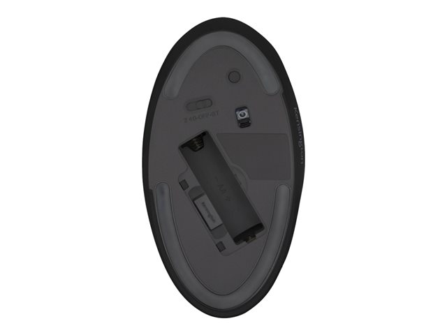 Kensington Pro Fit Ergo Wireless Mouse - Mouse - ergonomic - 5 buttons - wireless - 2.4 GHz, Bluetooth 4.0 LE - USB wireless receiver - black - retail