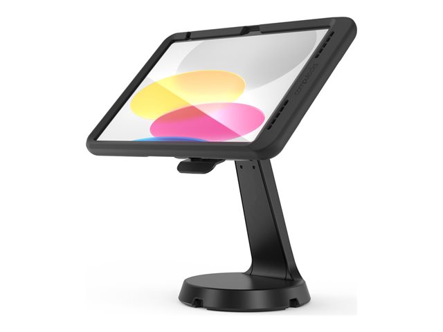 Compulocks iPad 10.9\" 10th Gen PowerMove Mast Counter Stand - Mounting kit (enclosure, mast stand) - for tablet - lockable - black - screen size: 10.9\" - counter - for Apple 10.9-inch iPad (10th generation)