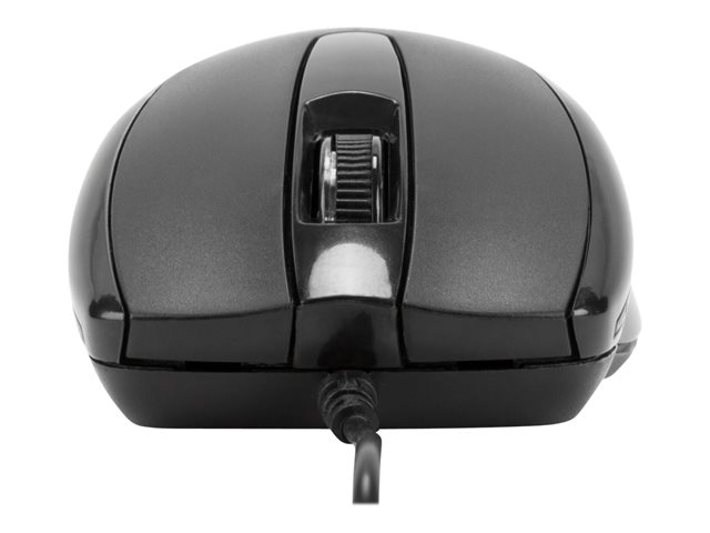 Targus Full-Size - Mouse - antimicrobial - optical - wired - USB - black
