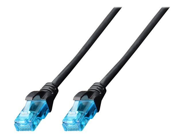 CAT5E U-UTP PAT.CABLE 5M BLACK CU PVC A