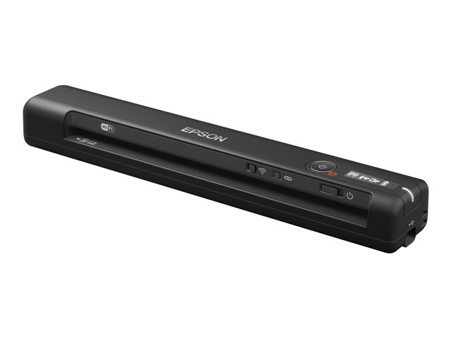 Epson WorkForce ES-60W - Sheetfed scanner - Contact Image Sensor (CIS) - A4 - 600 dpi x 600 dpi - up to 300 scans per day - USB 2.0, Wi-Fi(n)