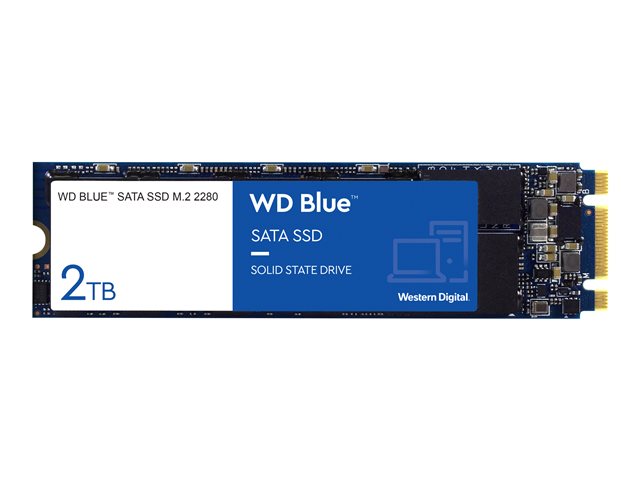 WD Blue WDBK3U0020BNC - SSD - 2 TB - internal - M.2 2280 - SATA 6Gb/s