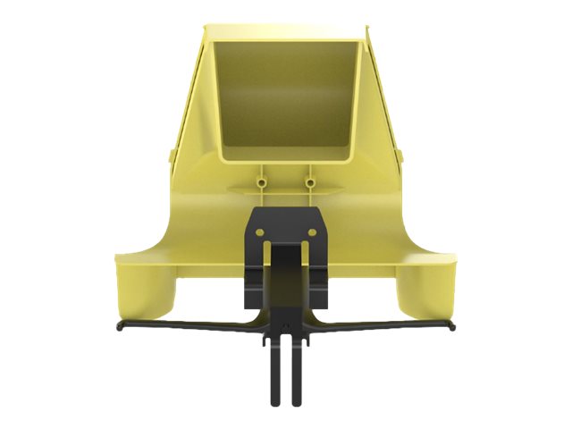 Panduit FiberRunner - Cable raceway spill-over junction - yellow