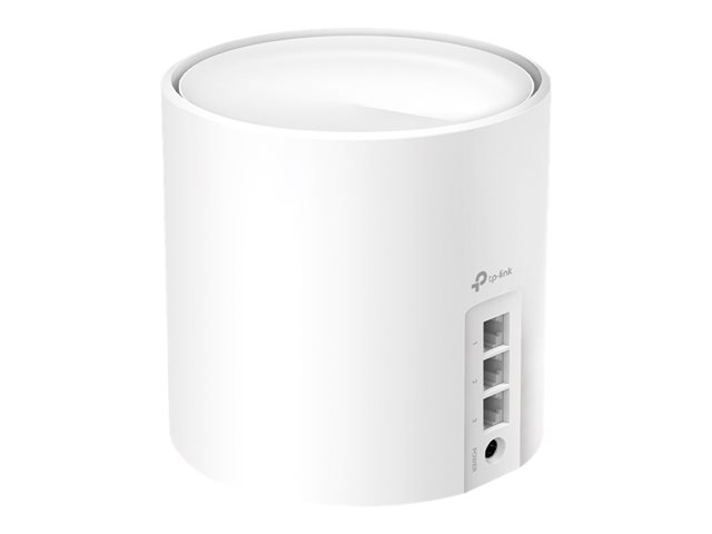 TP-Link Deco X50 - Wi-Fi system - (router) - up to 2,500 sq.ft - mesh 1GbE - Wi-Fi 6 - Dual Band