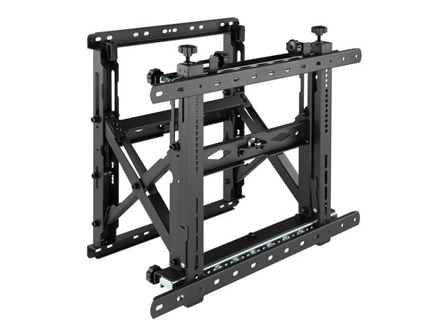 VISION Premium Video Wall Mount - LIFETIME WARRANTY - fits display 45-70\" with VESA sizes up to 600 x 400 - pop-out action for access to connection panel - quick release - kickstand for easy maintenance access - effortless micro-adjustment - portrait or landscape - pop-out lock - anti-theft - black