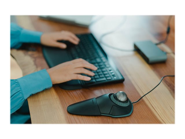 Kensington ERGOSOFT WR SLIM KBS - Keyboard wrist rest - black