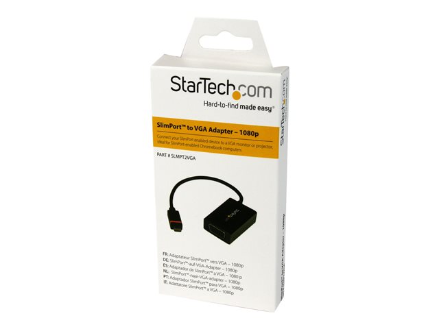StarTech.com SlimPort MyDP to VGA Converter - 1080p - External video adapter - SlimPort - D-Sub - black